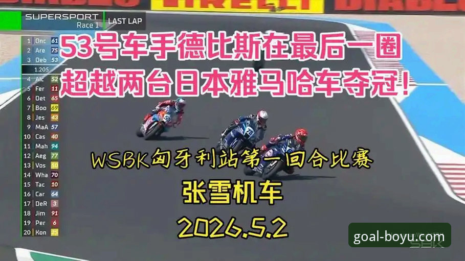 博鱼体育下载链接 匈牙利站惊天逆转:德比斯最后一圈连超两人夺冠全程回顾